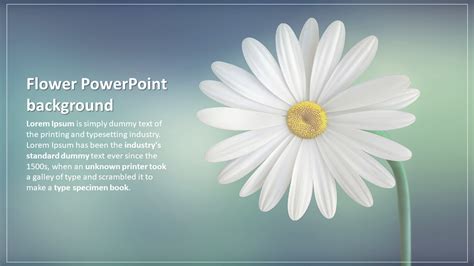 Colorful And Editable Flower Powerpoint Background Designs