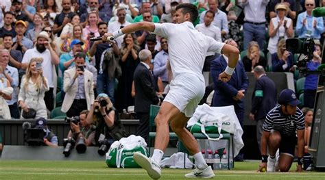 Novak Djokovic Into Wimbledon Sf With 5 Set Comeback Win