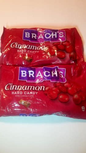 2 Brachs Cinnamon Hard Candy Disks 16 Oz Each Individually Wrapped Bb
