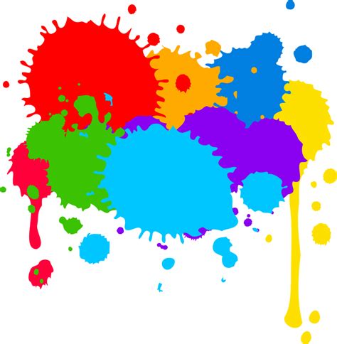 Spray Colors Splash Abstract Sticker Tenstickers