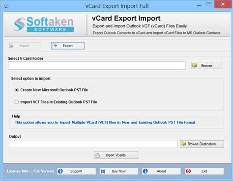 Download Softaken Vcard Export Import 10 For Windows