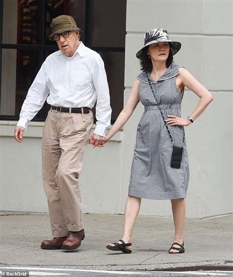 Woody Allen 85 Holds Hands With Wife Soon Yi Previn 50 On Stroll In