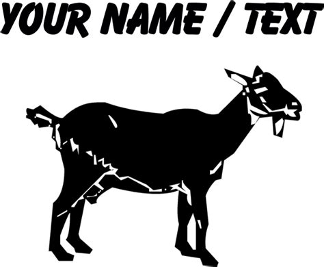 Free Boer Goat Silhouette Download Free Boer Goat Silhouette Png