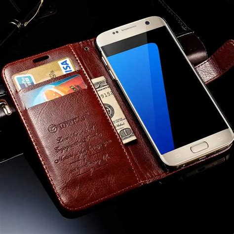 S7 S7 Edge Wallet Pu Leather Cover Case For Samsung Galaxy S7 Flip