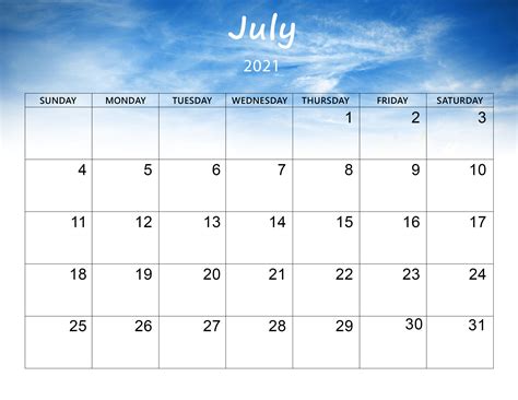 These dates may be modified as official changes are announced, so please check back regularly for updates. Cute July 2021 Calendar Printable Wallpaper - Thecalendarpedia