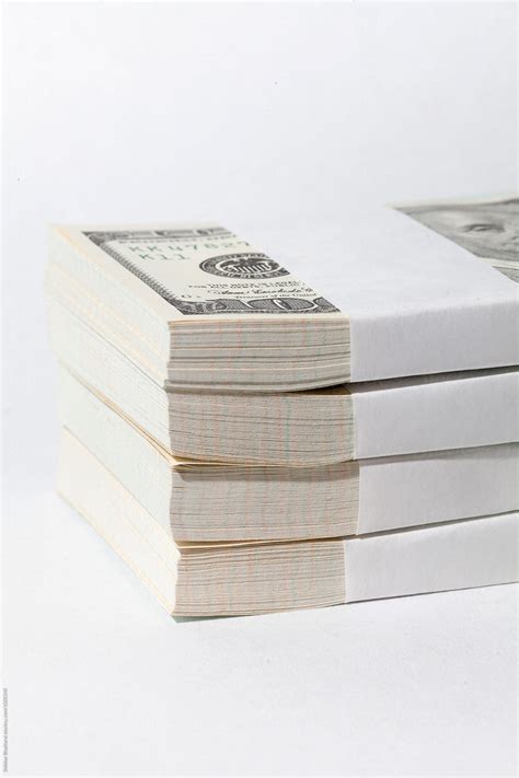 Don't take life to serious.as it doesn't take you serious. Stack of dollar bills on white. | Money jars, Dollar ...