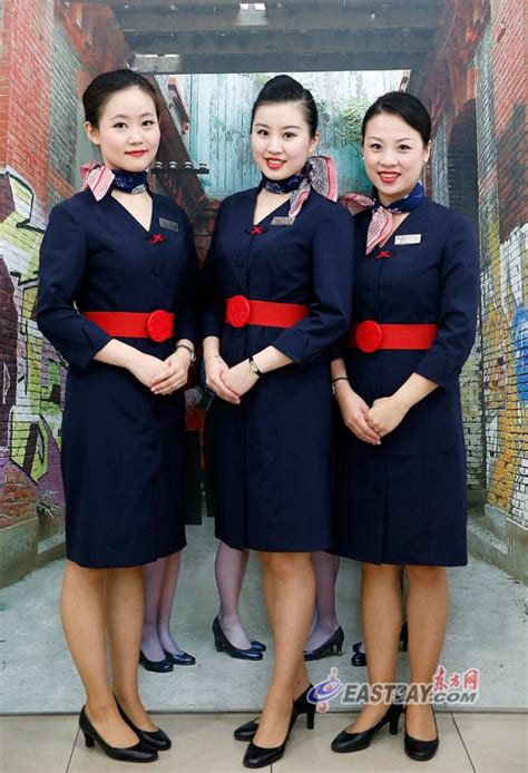 China Eastern Airlines Sexy Flight Attendant Flight Attendant Uniform Airline Cabin Crew