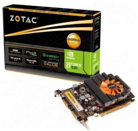Zotac Nvidia Geforce Gt 620 Synergy Edition 2 Gb Ddr3 Graphics Card