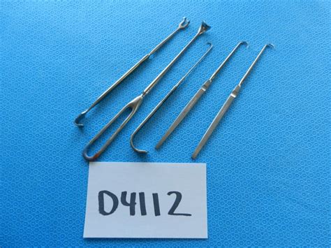 D4112 Weck Miltex Codman Surgical Retractors Lot Of 5 Ebay