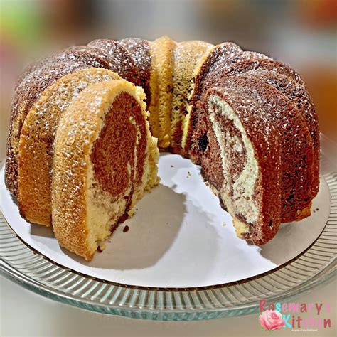 Chocolate Vanilla Swirl Pound Cake Etsy
