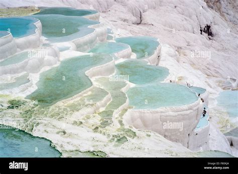 Mineral Pools At Pamukkale Turkey Stock Photo Alamy