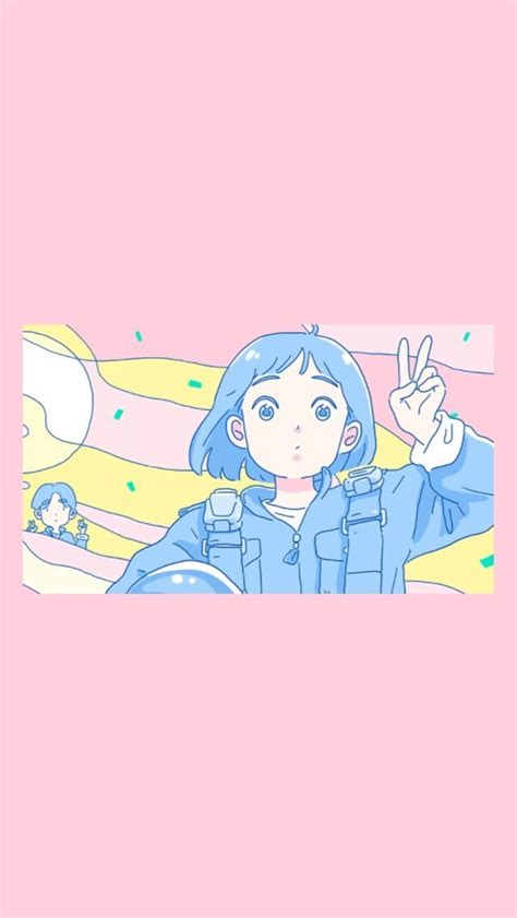 31 Soft Aesthetic Iphone Lock Screen Anime Girl Wallpaper