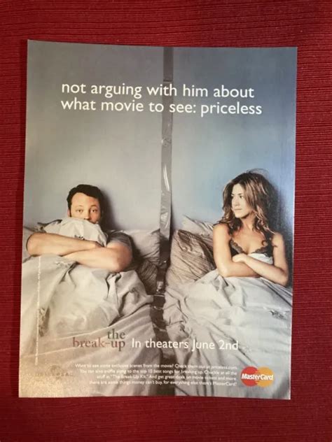 Actress Jennifer Aniston In The Break Up Movie 2006 Print Ad Great To