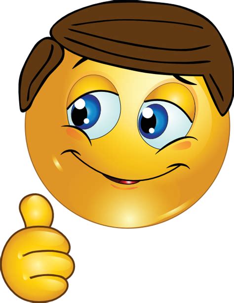 Thumbs Up Boy Smiley Emoticon Clipart Royalty Free ClipArt Best