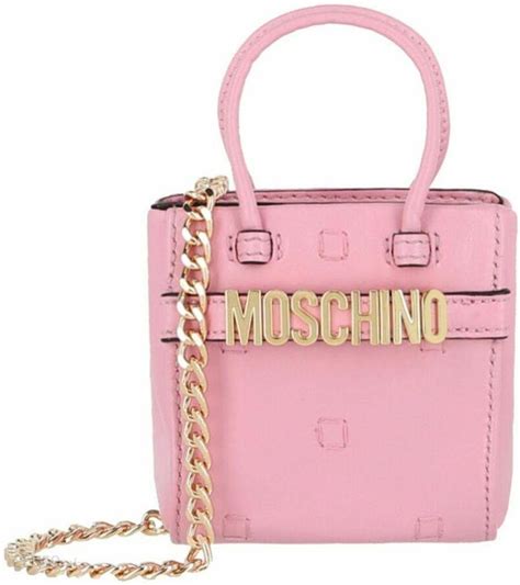 Moschino Mini Leather Crossbody Bag Ceny I Opinie Ceneopl