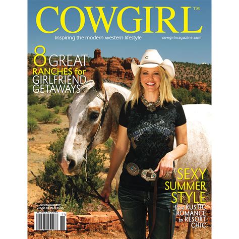 Cowgirl Magazine July August 2011 Shop Cowgirl