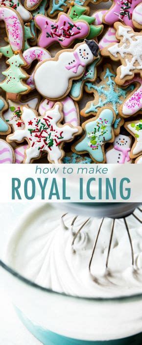 · meringue powder may be the gold standard for royal icing, but you can make a beautifully smooth alternative with egg whites instead. How to make royal icing with meringue powder on sallysbakingaddiction.com | Cookie icing recipe ...