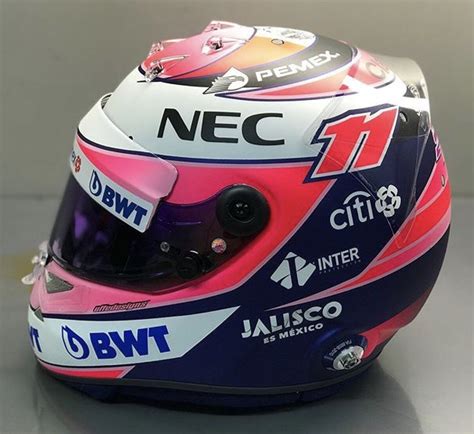 Sergio perez on wn network delivers the latest videos and editable pages for news & events, including entertainment, music, sports, science and more, sign up and share your playlists. Sergio Perez - Force India - 2018 | Helmet, Helmet design ...