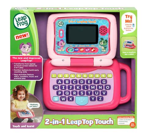 Leapfrog 2 In 1 Leaptop Touch Pink English Edition Toys R Us Canada