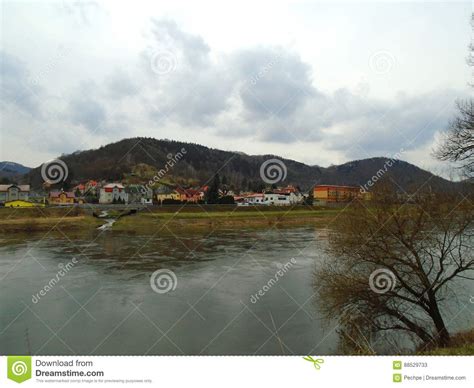 Rainy Day In Post Communist Industrial Town In Czech Republic Europe Stock Image Image Of