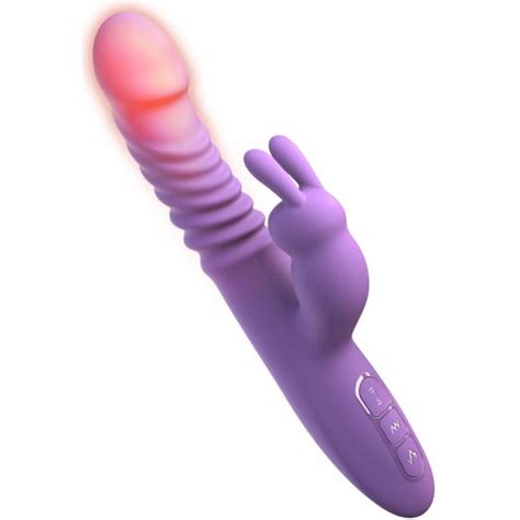Fantasy For Her Her Thrusting Silicone Rabbit Purple Sex Toys At