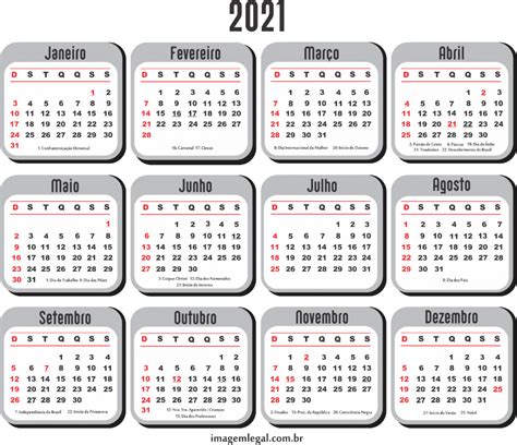 Download Imprimir Calendario 2021 Feriados Sp Png Free Backround Vrogue