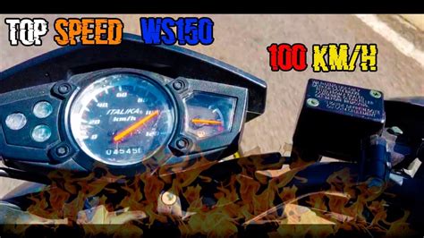 Top Speed Italika Ws150 Sport Velocidad Maxima Youtube