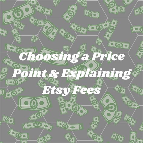 Choosing A Price Point And Etsy Fees Explained