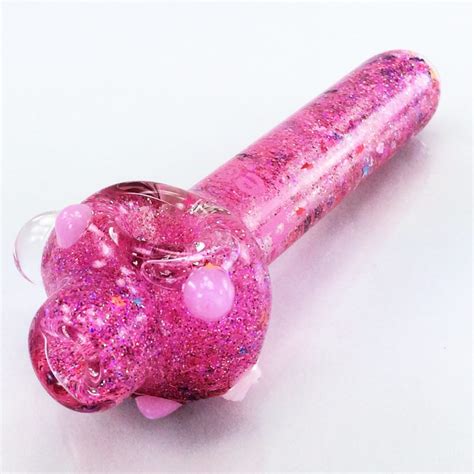 Pink Galaxy Pipe Lg American Made Glass Pipes