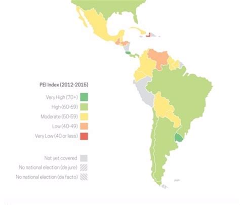 Siempre comienza con mayúscula, y a menudo se le encuentra sin artículo, pero cuando lo lleva, debe ser un artículo femenino (la, una). ¿En qué países de Iberoamérica son las elecciones más justas?