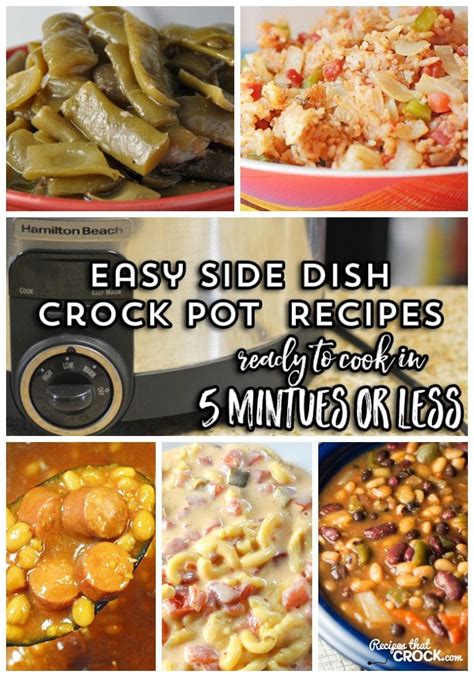 Slow cooker recipes to make in your crock pot®. Easy Crock Pot Recipes- 5 minutes or less - Recipes That ...