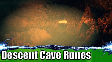 Descent Cave Runes Youtube