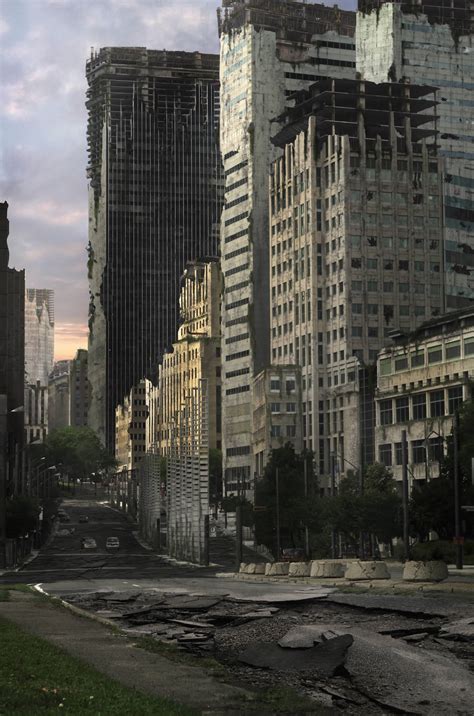 Create An Apocalyptic City Street In Photoshop