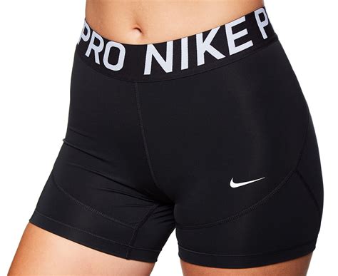 Nike Womens Nike Pro 5 Inch Short Black Au