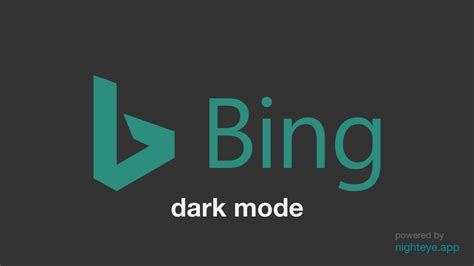 Bing Dark Mode How To Enable It In 2 Clicks Youtube