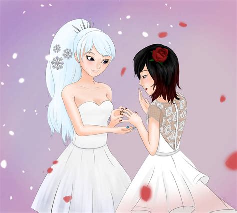 Weiss And Ruby Wedding By Brown Nii On Deviantart