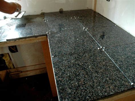 How To Install A Granite Tile Kitchen Countertop How Tos Diy
