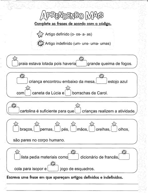 Atividades Artigo 4 Ano