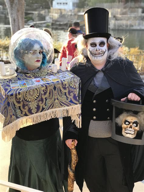 Madame Leota And Hatbox Ghost Haunted Mansion Cosplay Halloween
