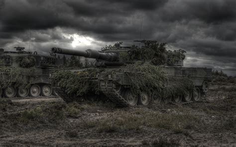 Papeis de parede Tanque Leopard 2 Camuflagem Exército baixar imagens