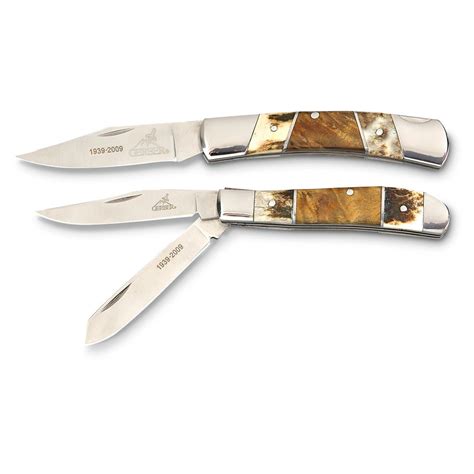 Gerber® Knife Set In Tin 157099 Folding Knives At Sportsmans Guide