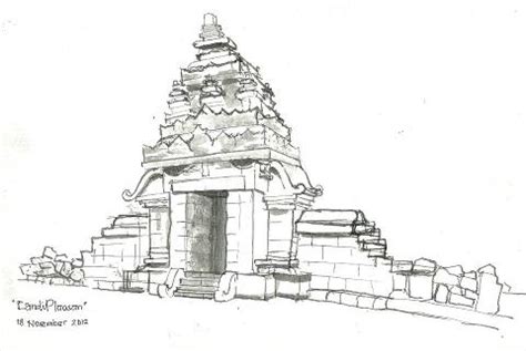Hasil gambar untuk sketsa candi. Terpopuler 29+ Sketsa Gapura, Pagar Lipat