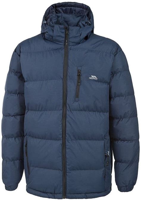 Trespass Mens Padded Winter Jacket Coat With Adjustable Zip Hood