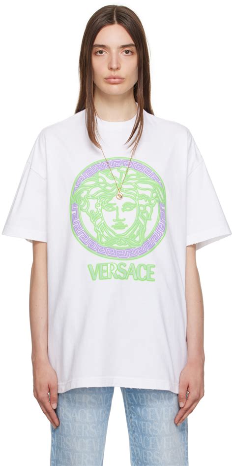 Versace White Medusa T Shirt Versace