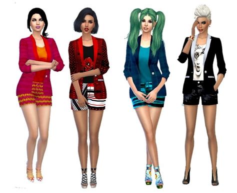 Independence Day Shorts Set At Dreaming 4 Sims Sims 4