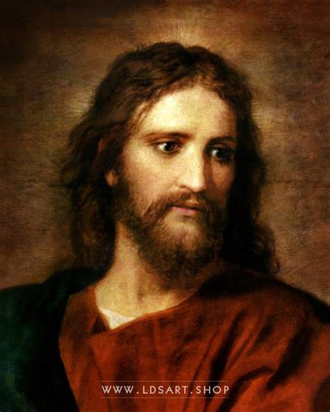 Christ At 33 Painting By Heinrich Hofmann Lds Art Shop