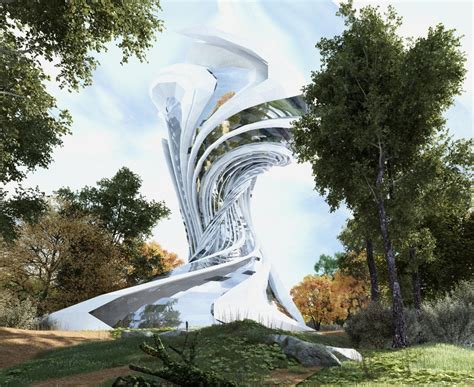 Sci Fi Design Concept For Essam Center Hotel Architecture