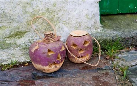 Turnip Carving Halloween Lanterns Samhain Halloween Hallows Eve