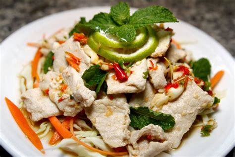 เมนูอาหารไทย : หมูมะนาว ~ เมนูอาหาร สูตรอาหารประจำวัน
