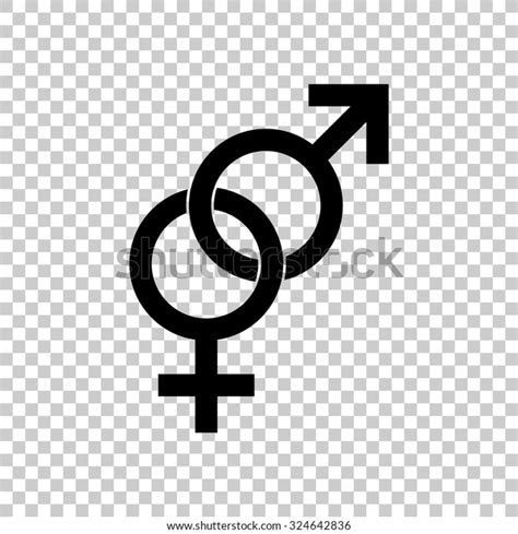 Male Female Sex Symbol Vector Icon Stock Vector Royalty Free 324642836 Shutterstock